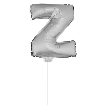 Tirannie stijfheid anker Folie ballon letter ballon Z zilver 41 cm | Fun en Feest
