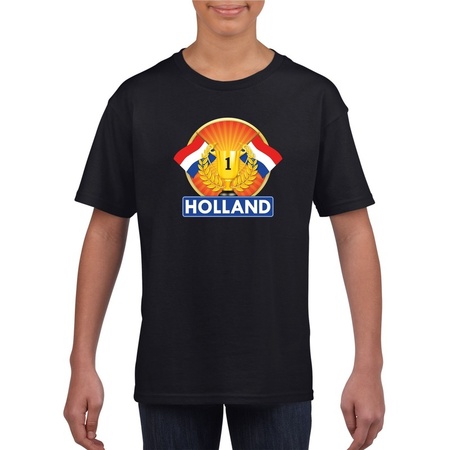 Holland champion t-shirt black children