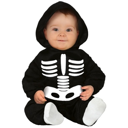 Baffle Picknicken Rechthoek Halloween skelet kostuum voor baby/peuter | Fun en Feest