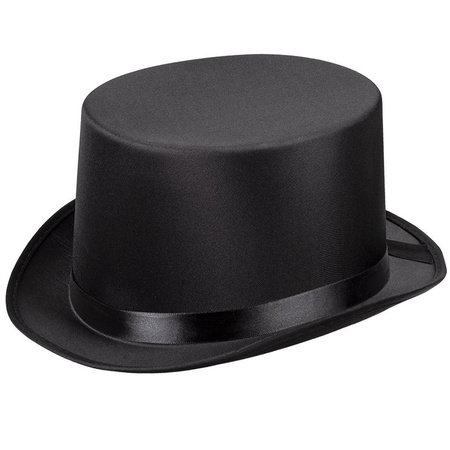 Zwarte hoge hoeden voor volwassenen