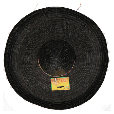 Zwarte Mexicaanse sombrero 60 cm