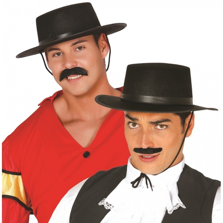 Dronken worden Fluisteren Gelach Klassieke Spaanse hoed zwart voor heren | Fun en Feest